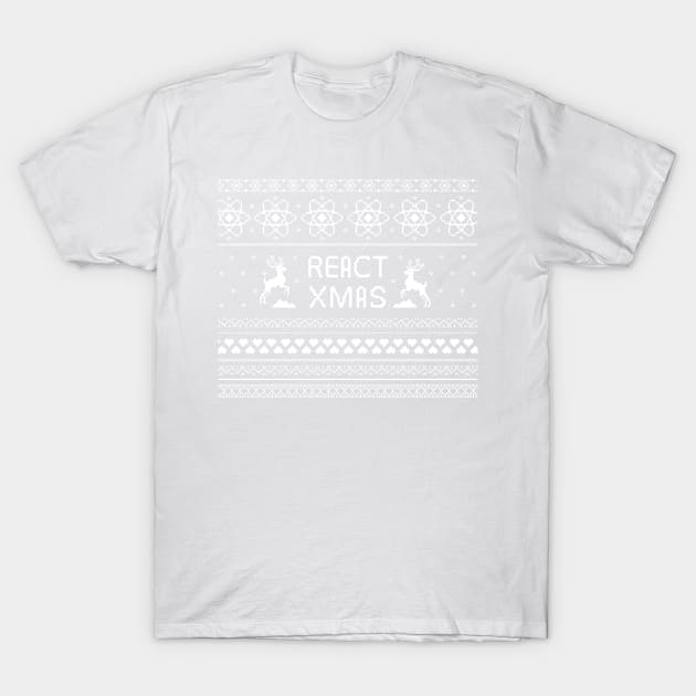 React Xmas Winter Pattern T-Shirt by hipstuff